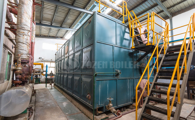 20 tph SZS gas-fired water tube boiler project for chemical industry