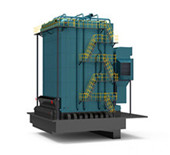 china industrial coal fired biomass fired steam boiler 