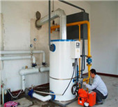 vertical fire tube oil gas fired hot water boiler 
