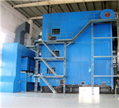peanut shell fired hot water boiler for palm oil mill 